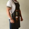 Flexible PU Leather Apron Perfect For Cooks And Barbecue Enthusiasts Featuring Waterproof Quality