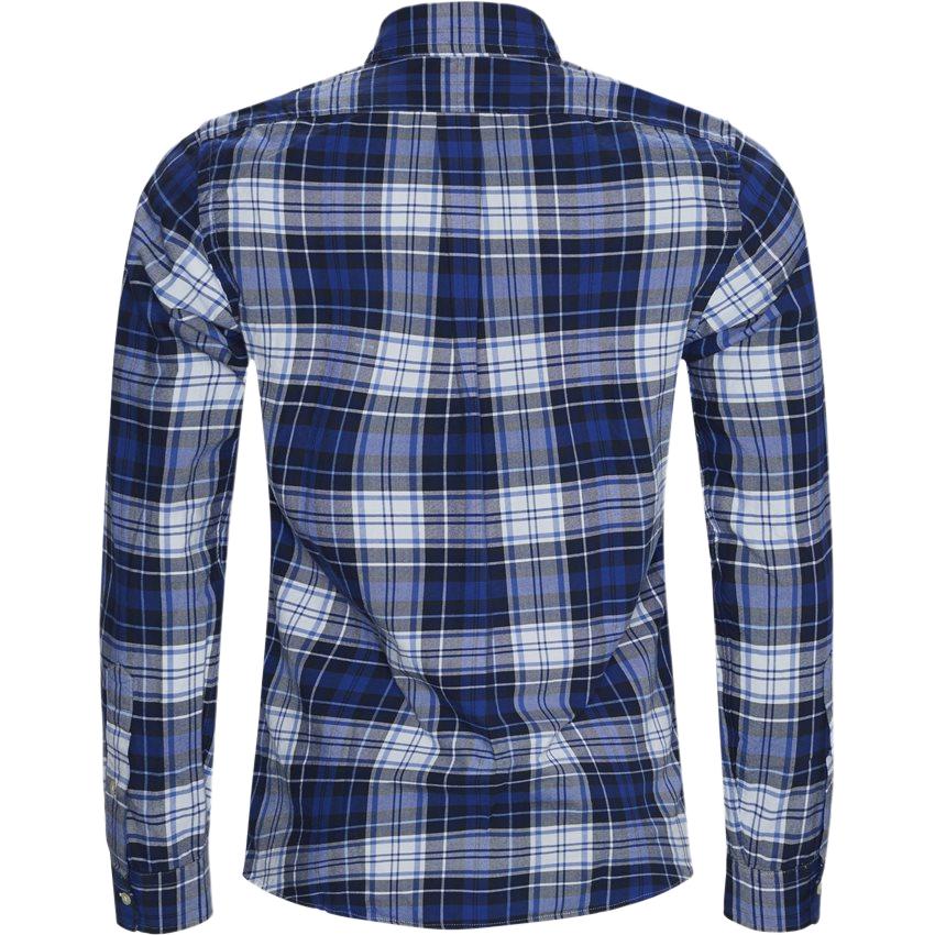 Polo Ralph Lauren Ss24 Plaid Pony Logo Embroidered Long Sleeve Oxford Shirt Men Shirts Blue MNPOWOV16820313-999