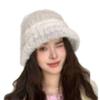 Fisherman Hat Women's Autumn and Winter Thickened Sweet Dopamine Color Matching Casual Face Showing Small Bucket Hat Versatile
