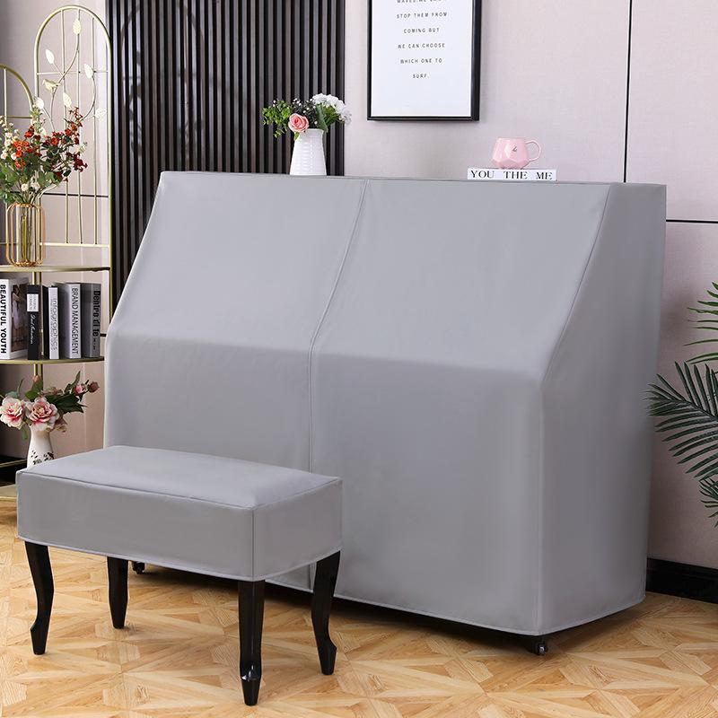 Luxury Modern Full Piano Cover Waterproof Dustproof European Nordic Style Keyboard Cover with Stool Essential