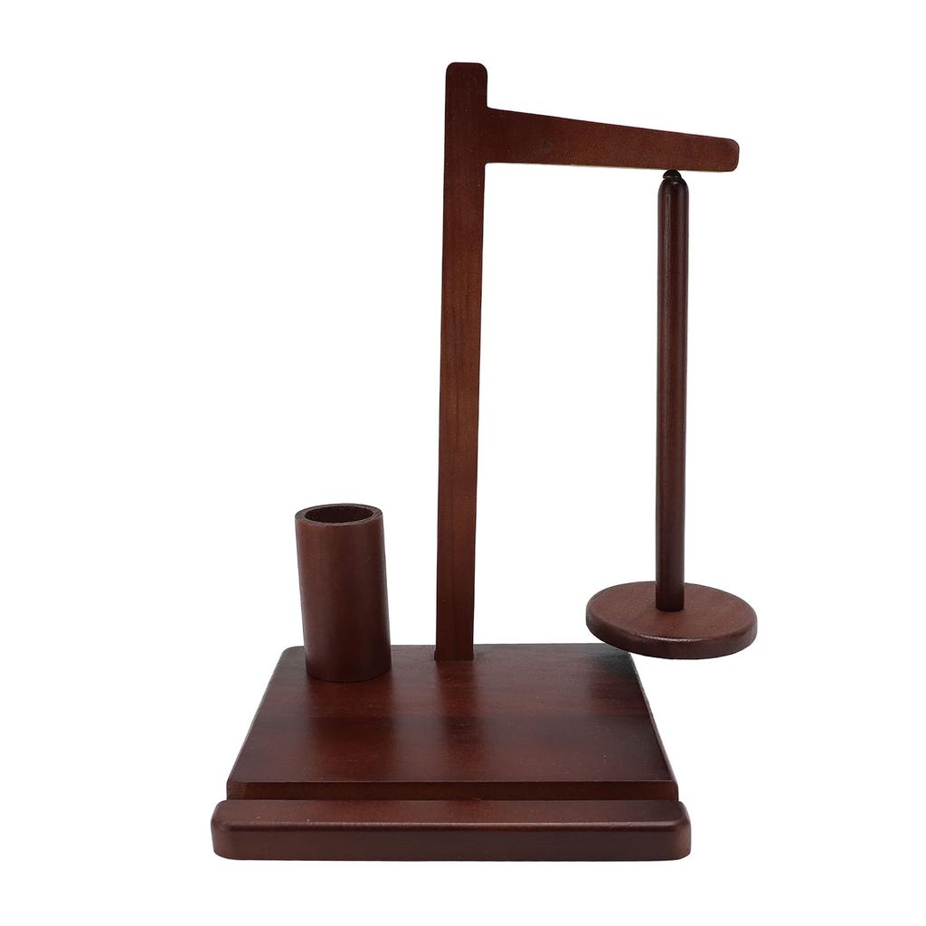 Yarn Holder Multifunctional Magnetic Wooden Knitting Yarn Rack Stand Phone Holder