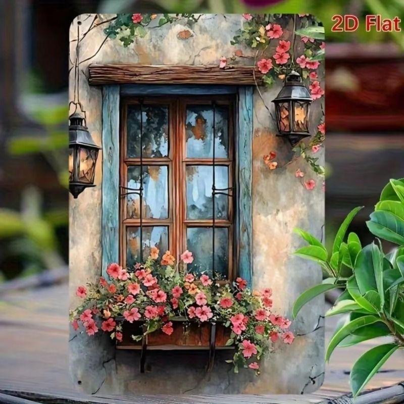 Metal Wall Art Sign Hanging Decor 20x30cm