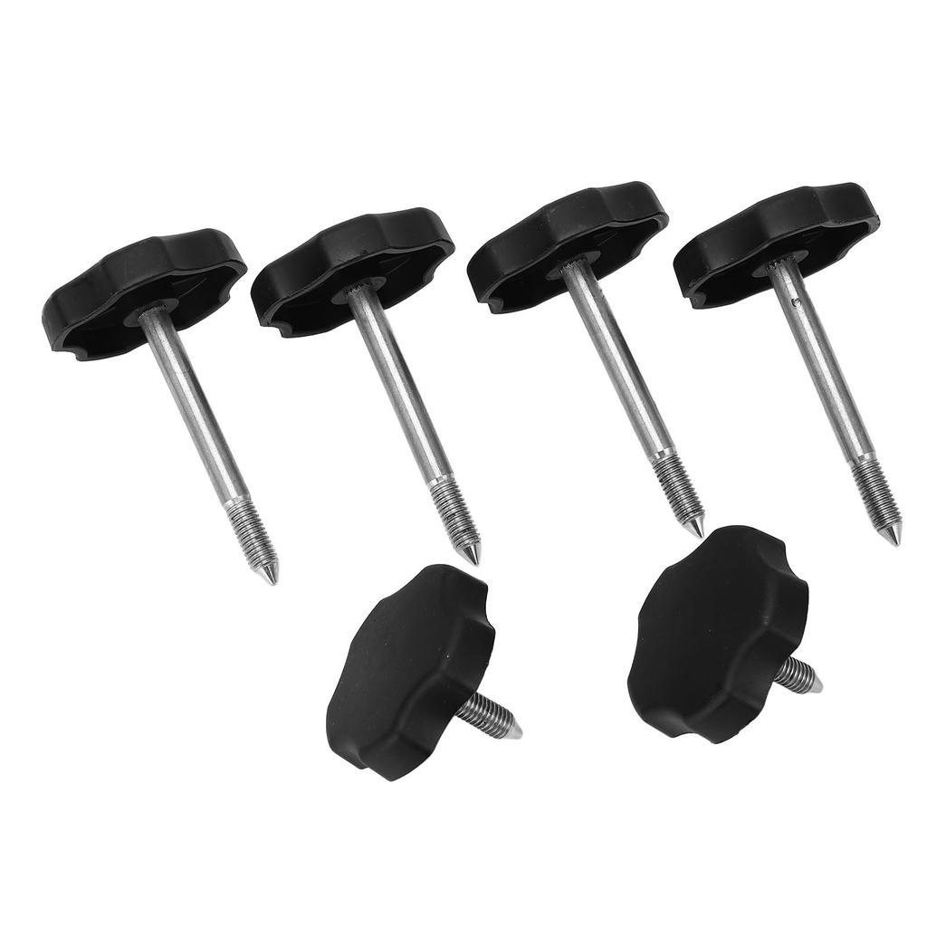 6PCs Soft Top Window Frame Knobs Pins 55397132AB Replacement for Jeep Wrangler Jk 2007‑2018