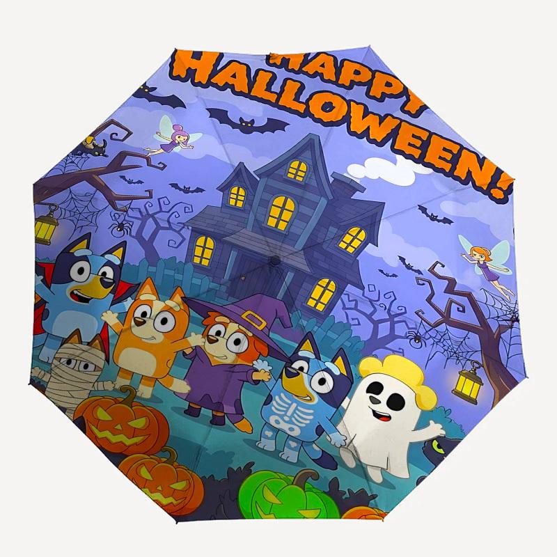

1pc Halloween HappyOpen/Close Umbrella-Windproof, Compact Travel Umbrella, Sturdy 8-Rib Shaft1176
