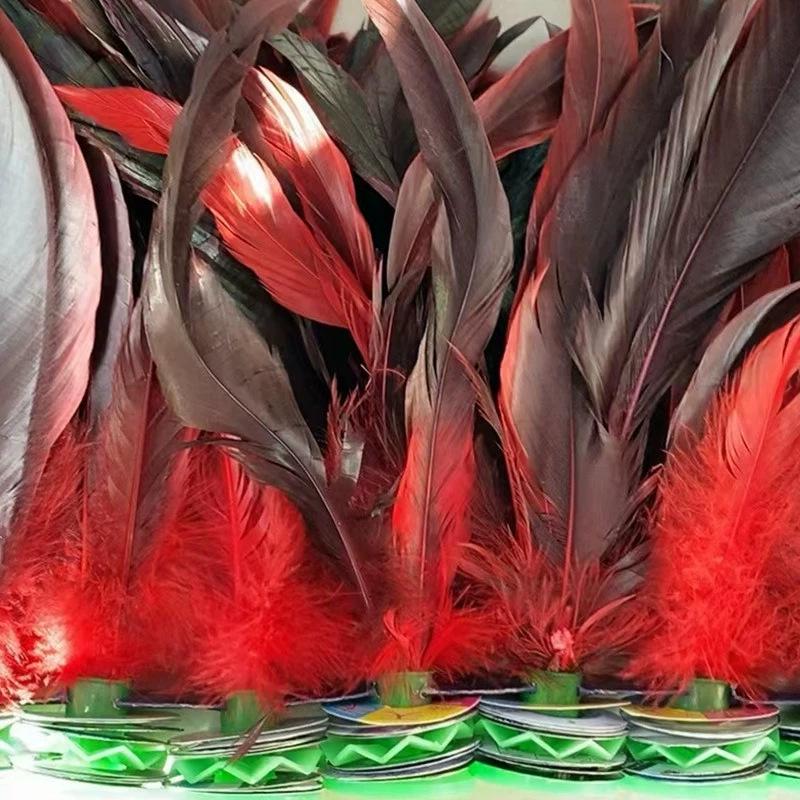 High-Quality Colorful Jianzi for Students and Children – Durable, Non-Shedding Feather Shuttlecock