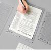 Measuring Supplies Transparent Drafting Grid Cutting Mats Ruler Board Drawing Clipboard Writing Pad