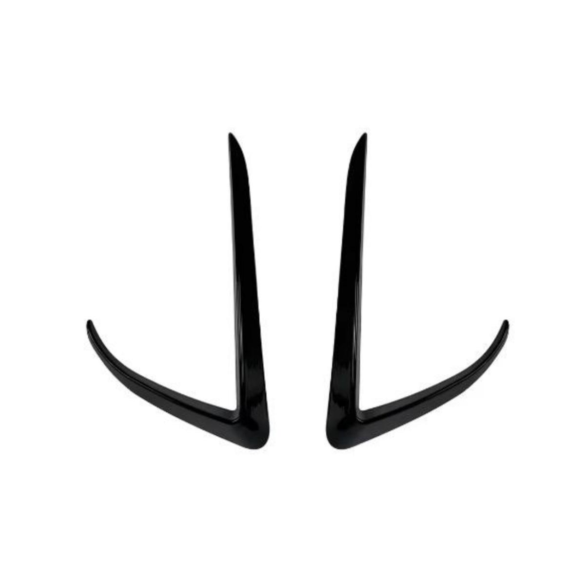 Car Fog Lamp Trim Cover For Tesla Model 3 2017-2025 For Model Y 2017-2025 Front Bumper Wind Knife Spoiler Fog Light Eyebrow