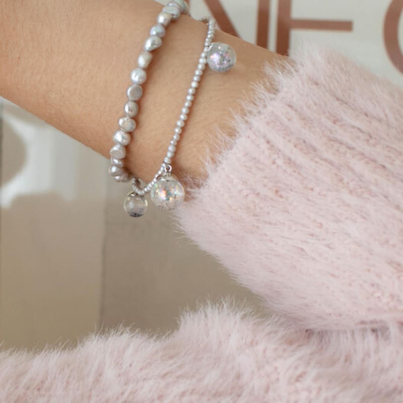 luvinball Seaform Snowball Pearl Bracelet