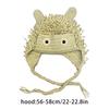 Winter Warm Knit Hat for Women Funny Monsters Hat Hooded Skull Hat Outdoor Activity Cap Windproof Headwear Pullover Hat