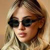 Retro Oval Sunglasses for Men Women Trendy Joker Style Advanced UV Protection Sunglasses Europe US Fashion
