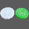 STOBOK DIY Silicone Flower Lace Storage Box Mold with Lid, Epoxy Resin Art Crafts Mold for Jewelry, Candle Holder, Beads Container, 5.15 X 5.15 X