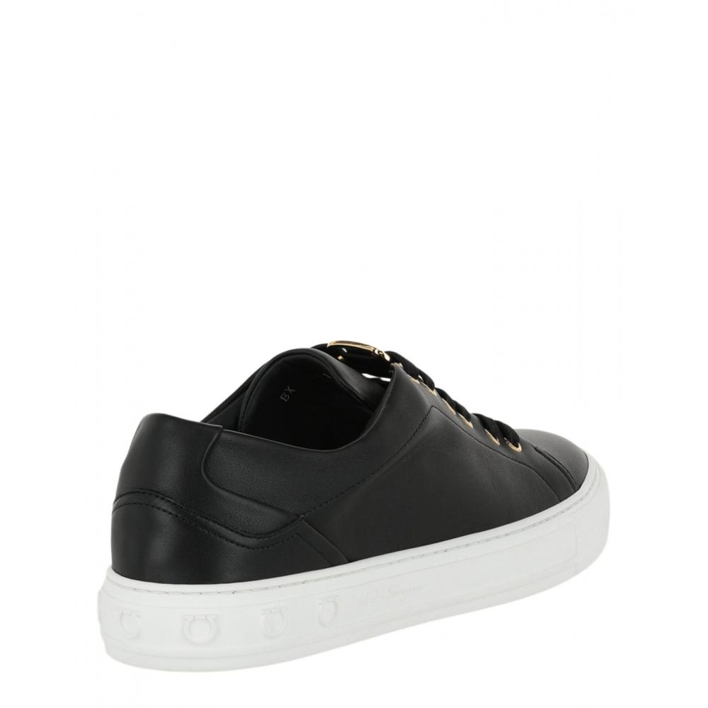 Salvatore Ferragamo Nadine Low Top Sneakers Black