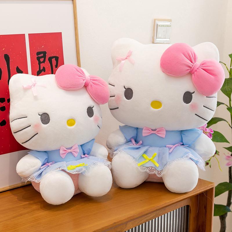 Cute Dress Bow Plush Doll Toy Pillow Children Toy For Gift Kid