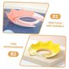 2 Pack Kids Waterproof Shower Cap, Adjustable Ear Protection, Colorful Headband Design, Lightweight & Practical Bathing Cap for Toddlers