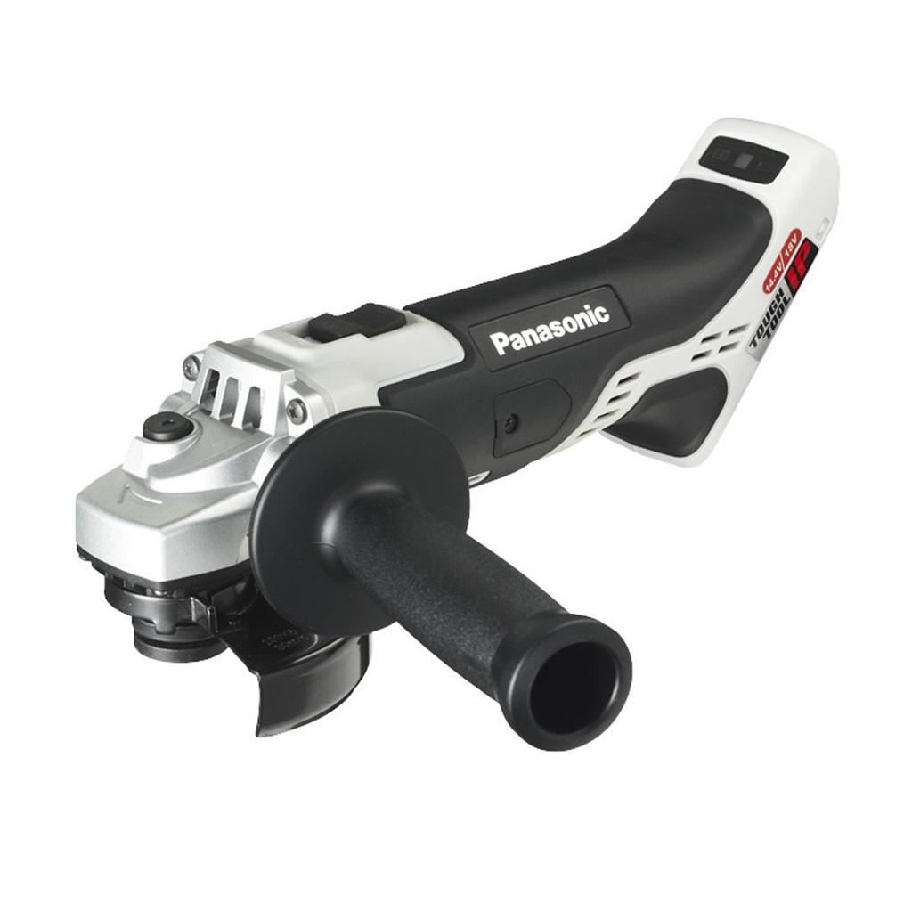 Panasonic Rechargeable Disc Body Only and Case Sold Dual Gray Grinder, (Battery Pack, Charger, Separately), (14.4V/18V Compatible), 100mm, IP56,