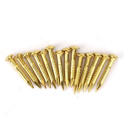 100 Stück Rundkopfnagel Messing Möbel Scharnier Beschläge Zubehör 10mm15mm18mm22mm10mm Länge