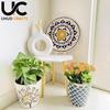 Beautiful Antique Wooden Fold-able Side Table/End Table/Plant Stand/Stool Living Room Kids Play Furniture Table Round Shape