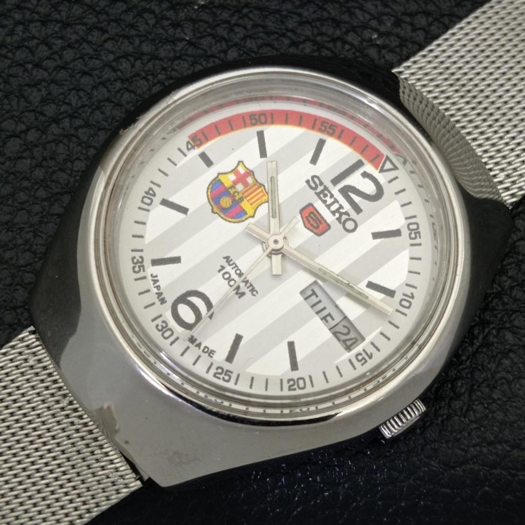 USED VINTAGE SEIKO 5 AUTOMATIC 6319A JAPAN MENS SILVER DIAL WATCH a433836-2 R119-a433836