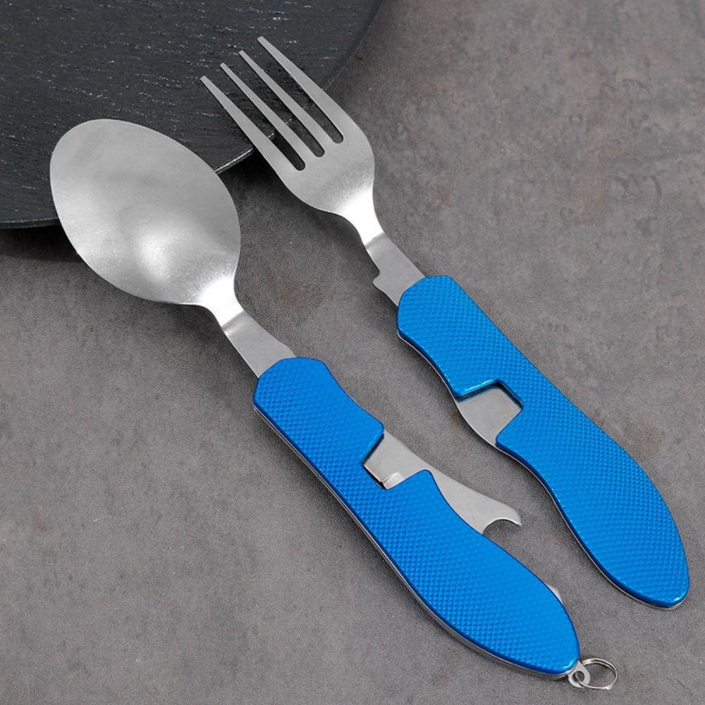 Comfortable Grip Multifunctional tableware Detachable Design Folding tool Sports Camping