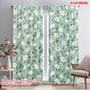 2pcs,2D Plane Printing Pattern Curtains Floral Harmony Versatile Durable Polyester (without Rod) Gifts Ldeal for Kitchen Living