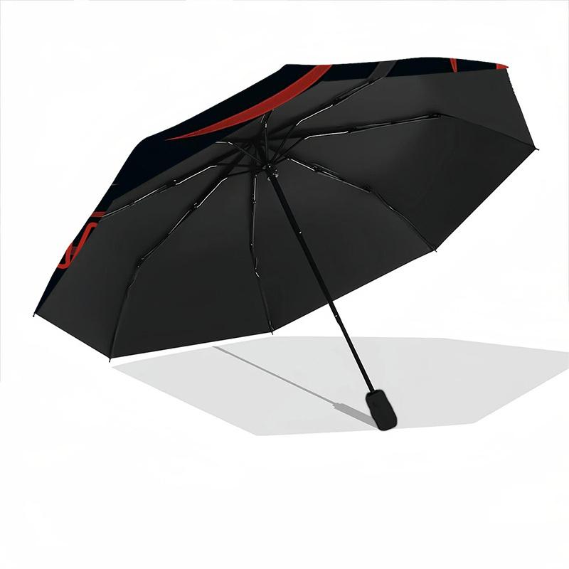 1PC Scream Mask - Custom Name Automatic Folding Umbrella - Compact 8-Rib Design, Durable Plastic & Iron, Daily Use S0106008