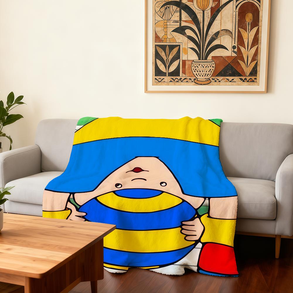 Couverture Cartoon C-Caillou Super Chaude Confortable Couverture Jetée en Peluche Enfant Maison Canapé Chambre à Coucher Cadeau