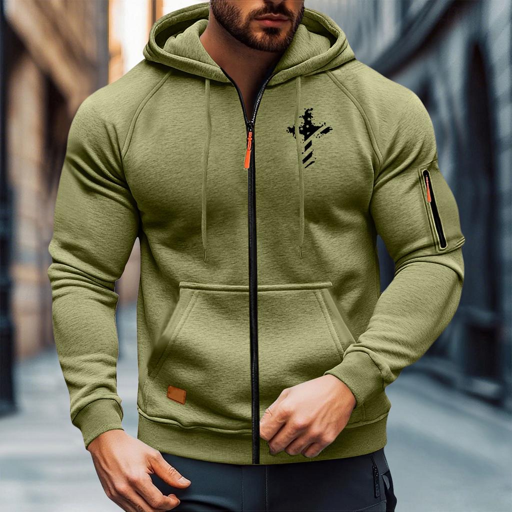 Hooded Sports Tracksuit Unisex Running Outfits Long Sleeve Pullover Hoodies Sweatshirt