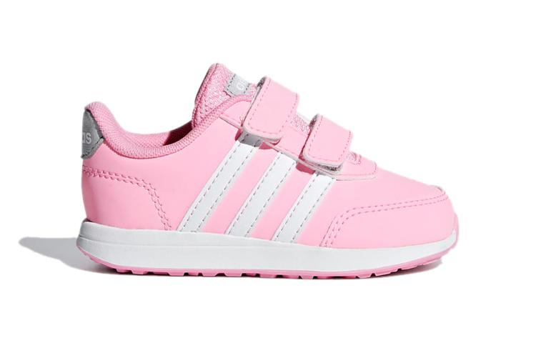 Adidas Neo Switch 2.0 Comfortable Abrasion Resistant Low top Toddler Shoes Pink Infant And Toddler F35700