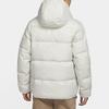 Nike Plaid Patchwork Hooded Down Jacket Men Outerwear White DD6964-072
