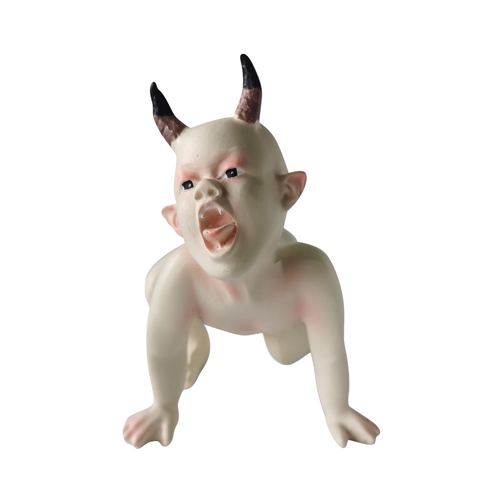 

Хэллоуин кукла с привидениями статуя из смолы страшный дом с привидениями украшение One Size