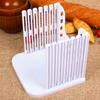 Manual Sandwich Loaf Rack Bagel Cutting Guide Mold Kitchen Tool Bread Slicer Toast Cutter