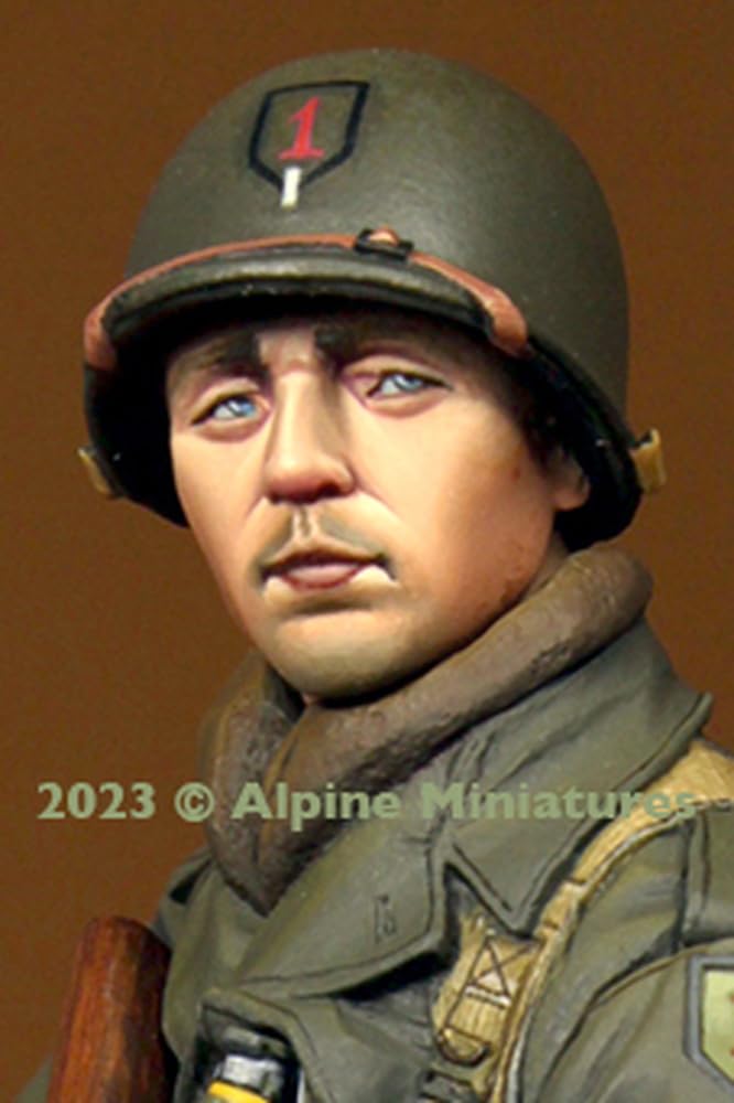 Alpine Miniatures American Infantry Headset 1 Resin Kit H6009 1/16