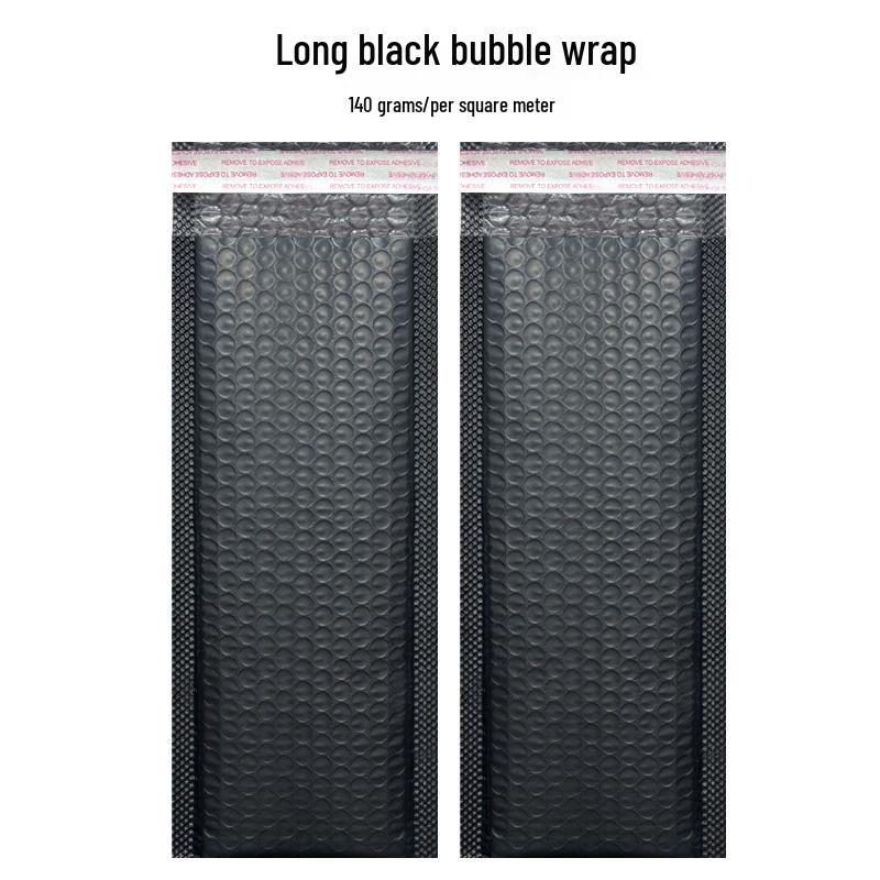 Black Long Bubble Self-Adhesive Clothing Bag with Thickened Co-Extruded Film Foam