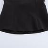 European & American Style Women's Square Neck Spaghetti Strap Top with Back Bowknot