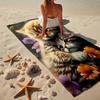 Glamorous Cat In Shades Beach Towel, Super Soft Microfiber, Gift for Her/Him, Birthday, for Pool, Beach, Travel, Home Decor Fan Gifts