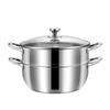30cm 3-layer composite bottom stainless steel steamer ao-86