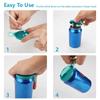 Portable Soda Can Lid and Silicone Straw Soda Can Lid Reusable Suitable for Canned Beverages Beer Juice 1pcs with Straws