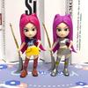 6pcs/Set Kpop Demon Hunters Action Figure Toy Derpys Tiger Rumi Mira Zoey Sussy Figurine Doll For Fans Gift Birthday Gifts