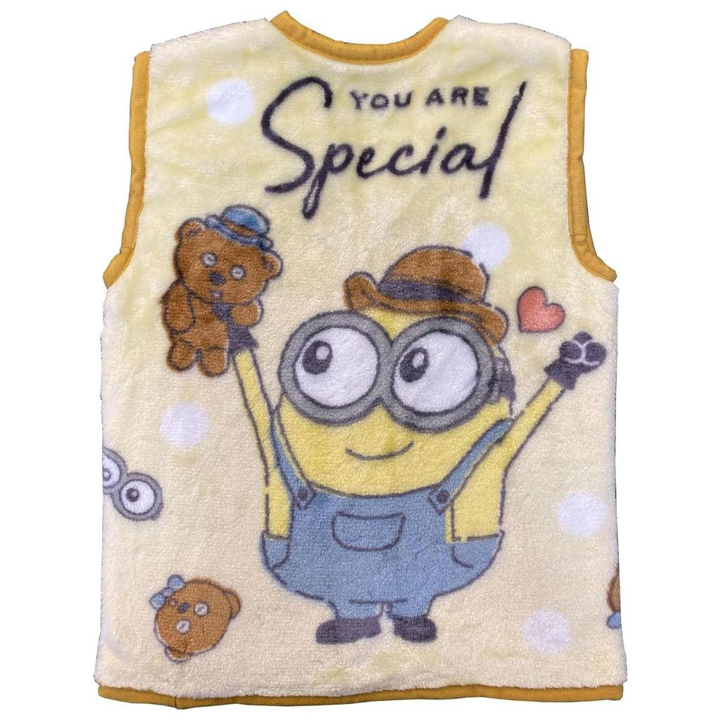 Marushin Warm and Smiling 50cm H X 35cm Cold Weather 4805055600 Children's Sleeper, Minion, Face, Approx. W, Cute, Fluffy, Stylish, Item,