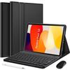Keyboard Case for Xiaomi Redmi Pad SE 11 Inch, Black Synthetic Leather with Keyboard + Stylus + Mouse