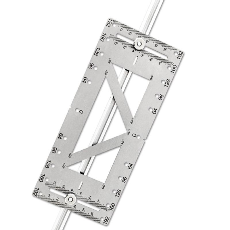 Universally Cabinet Door Handle Positioning Device Adjustable Cabinet Handle Template Guide For Precise Drilling Tool