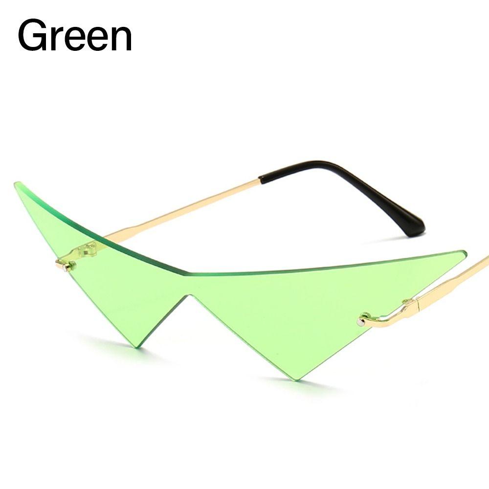 UV400 Fashion One Piece Hip Hop Oversized Women Triangle Sunglasses Eyewear Sunglasses Sun Glasses