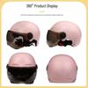 Certified Unisex Electric Vehicle Helmet for All Seasons - Summer Battery Motorcycle Riding Helmet with Free Shipping