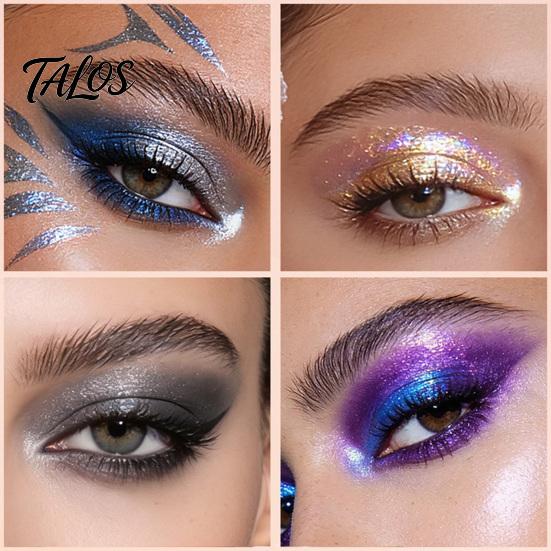 Talos Eye Shadow Patch, Self-Adhesive Fast Makeup Stickers, Waterproof Glitter Fake for Festival Party Prom