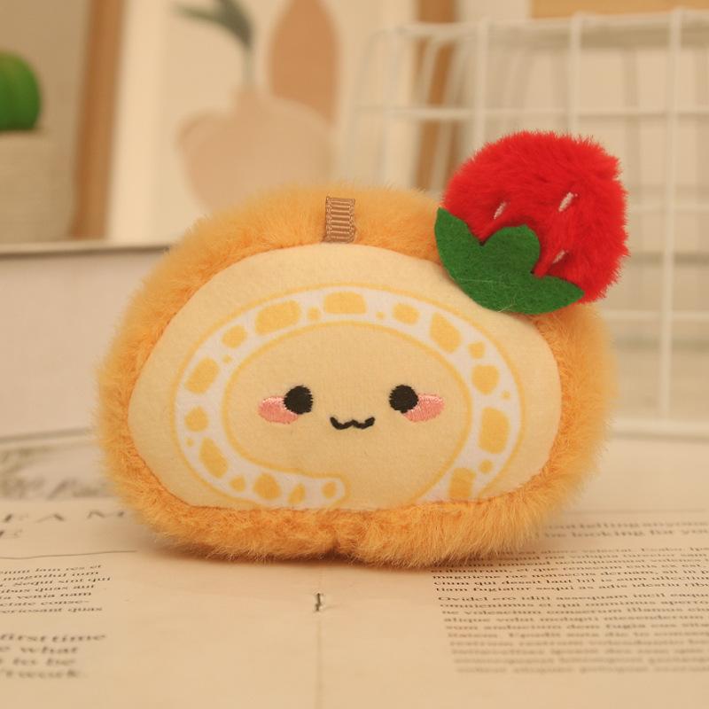 Creative Food Series Pendant Cute Simulation Food Bag Pendant Fun Children's Doll Cute Plush Doll
