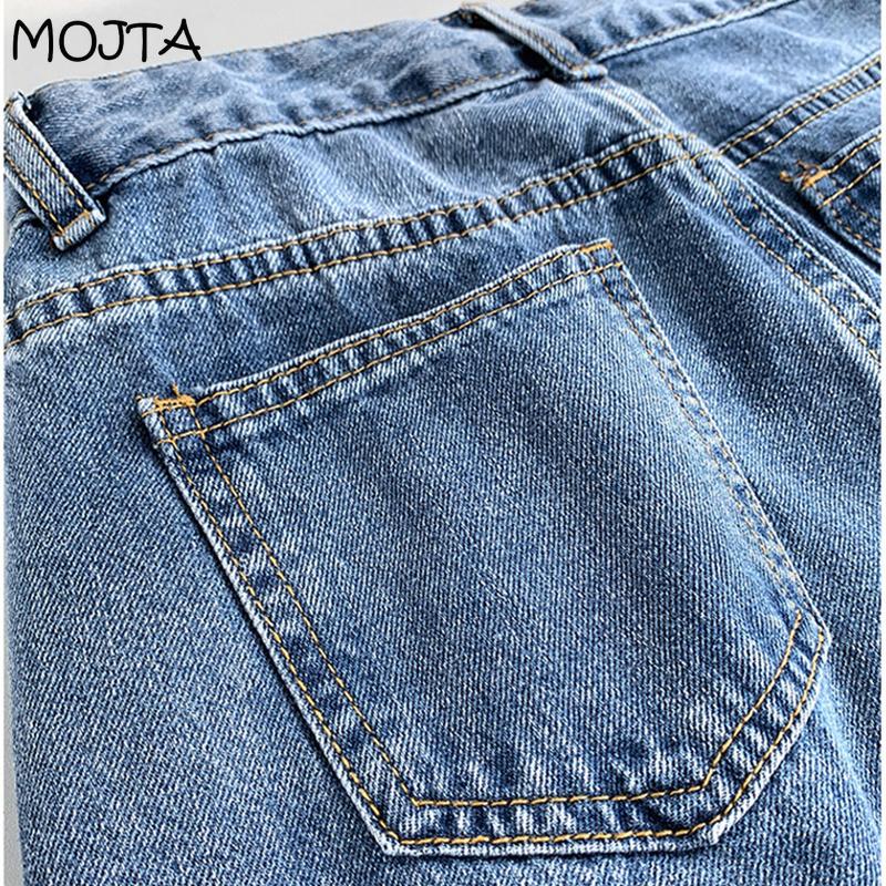 Short en Jean classique taille haute pour femme, pantalon à jambes larges, décontracté, assorti avec tout, mode d'été