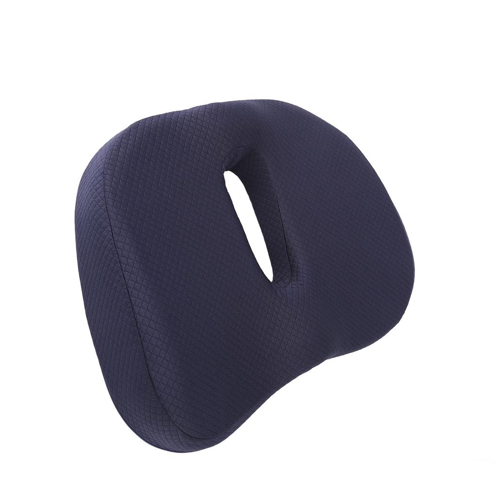 Donutpute Kontor Ortopedisk Donutpute Memoryskum Myk Pustende Sete Pute Pad Marineblå