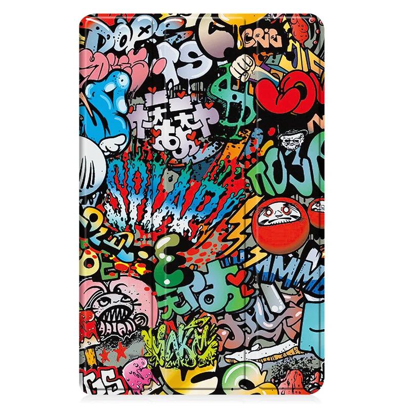 Tablet Case Funda For Samsung Galaxy Tab A9 Case 8'' 2023 Tri-Folding Flip Magnetic Stand Protective Shell For Galaxy Tab A9 2023 Cover Kids