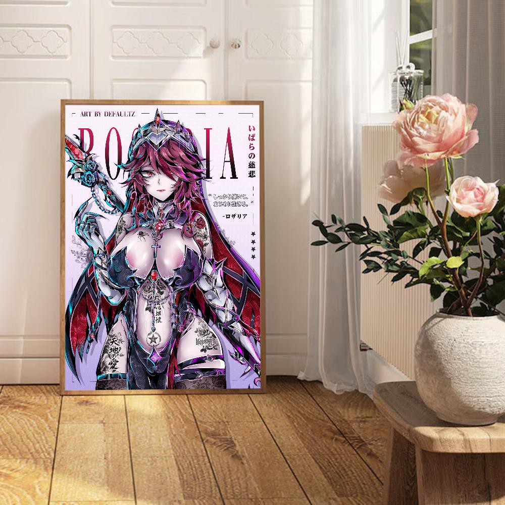 Genshin Impact Good Quality Prints And Posters Whitepaper Prints Posters Artwork Wall Decor