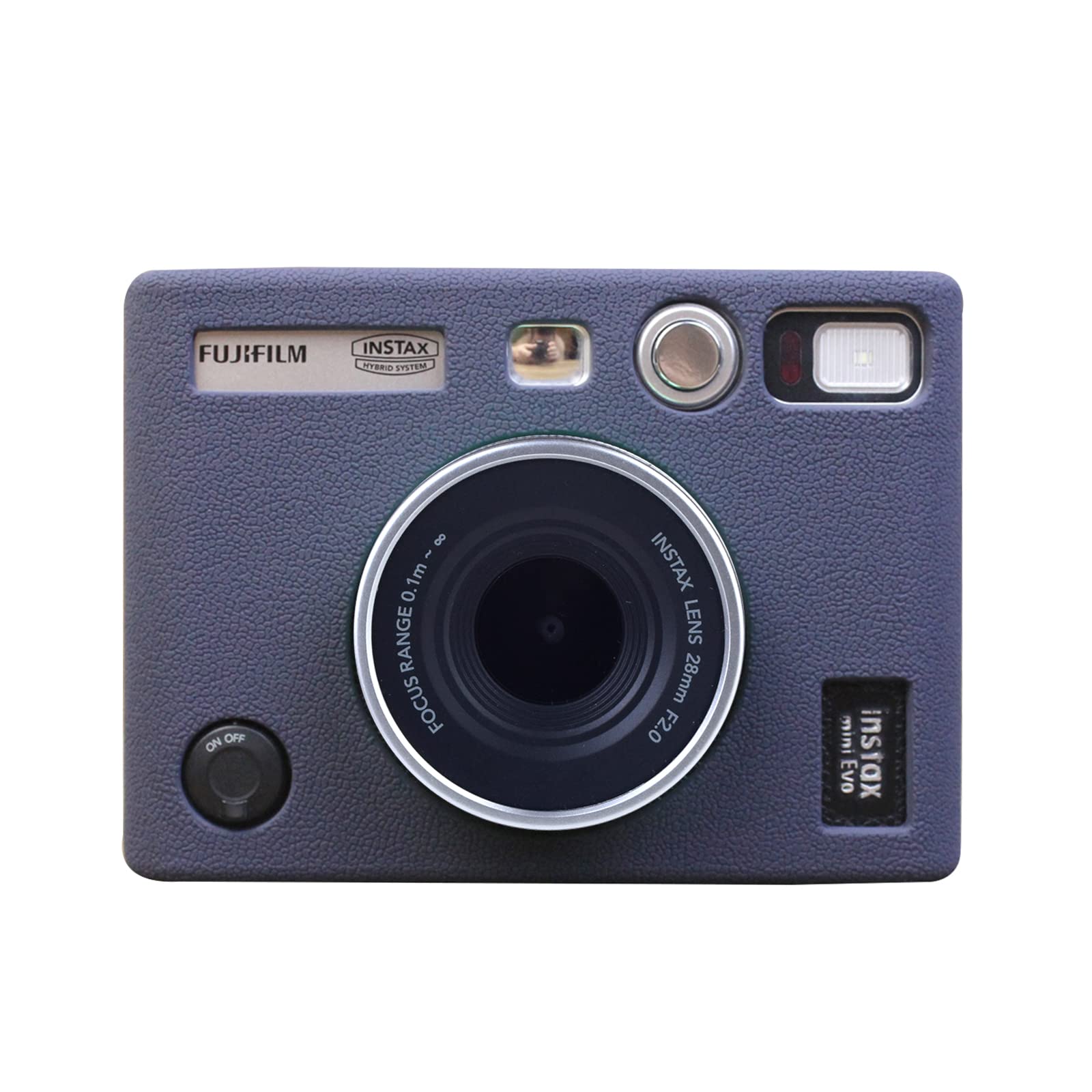 

kinokoo чохол для камери instax mini evo evo, чохол для миттєвої камери, силіконовий чохол, легкий, для вуличної фотографії, спеціальний чохол, чохол, стійкий до подряпин (синій) синій